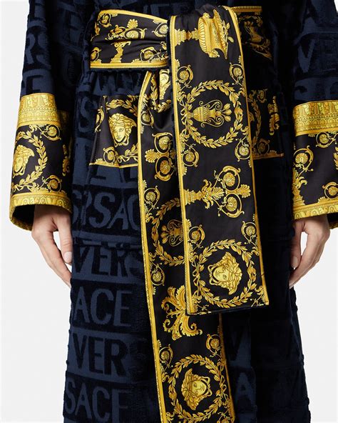versace bathrobe cheap women's